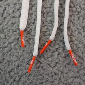 Nike SB Dunk Low Shoe Laces - White Orange Tip Unused 52 in